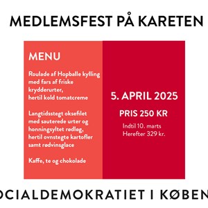 Medlemsfest PÅ KARETEN
