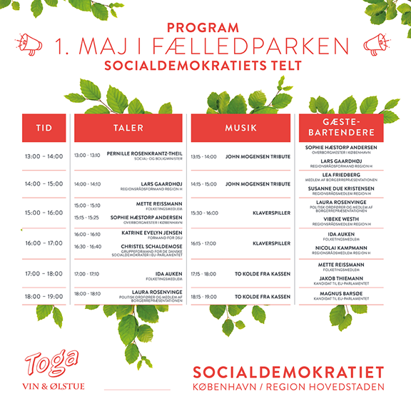 Program Facebook Socialdemokratiets Telt 2023 V1