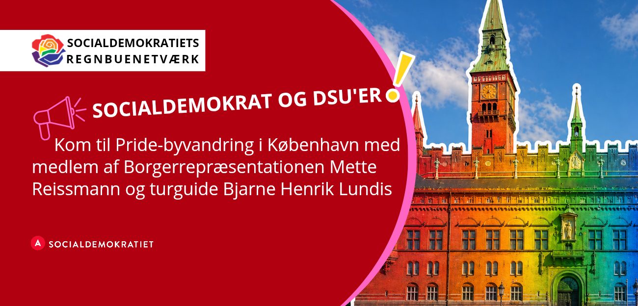 Pride byvandring med Regnbuenetværket