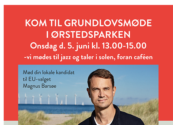 Kom til Grundlovsmøde i Ørstedparken